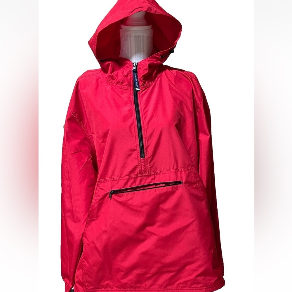 Charles River like new rain/wind/water resistant pullover jacket! Unisex!